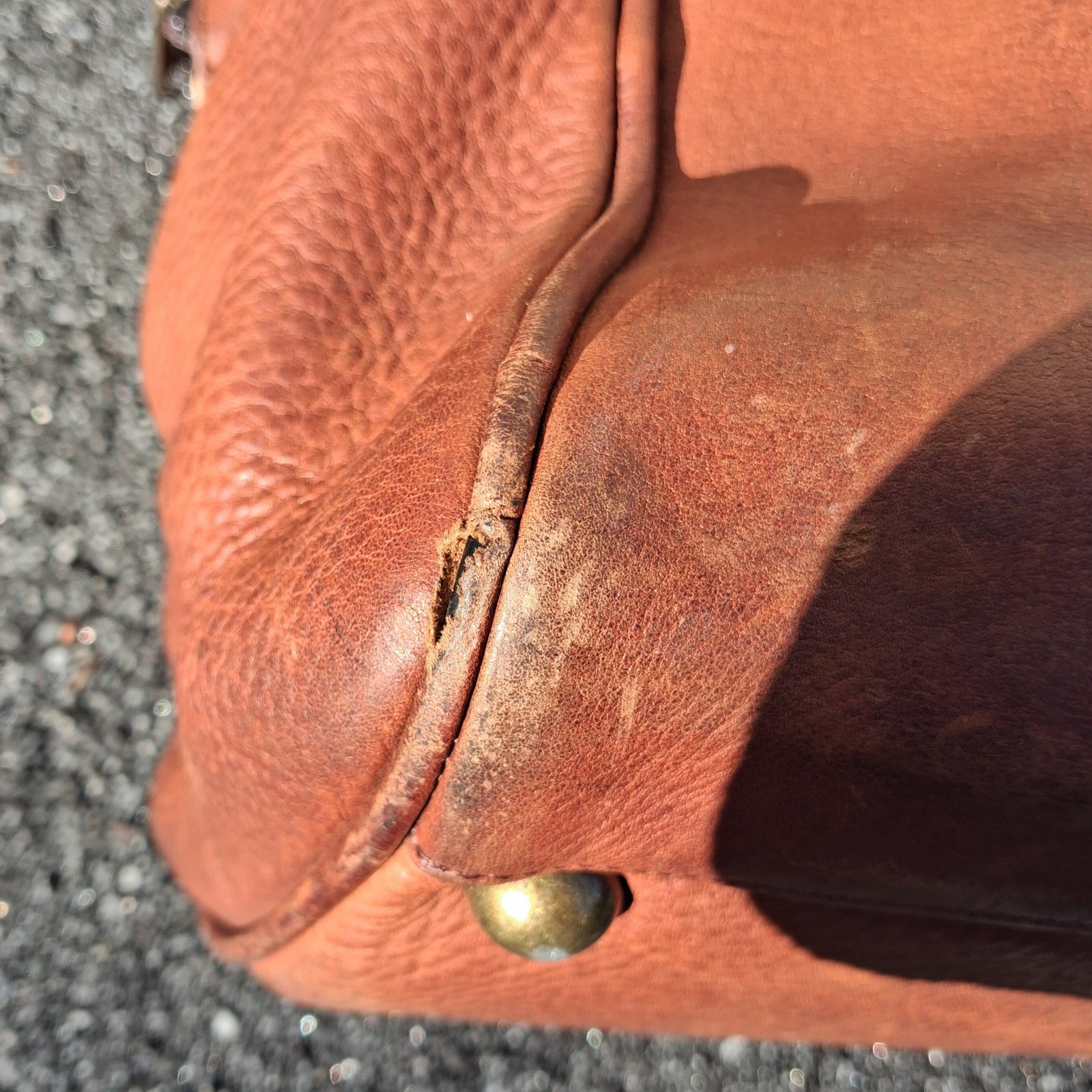 Duluth Trading Heavy Leather Doctor Bag Weekender Gladstone Briefcase Traveler