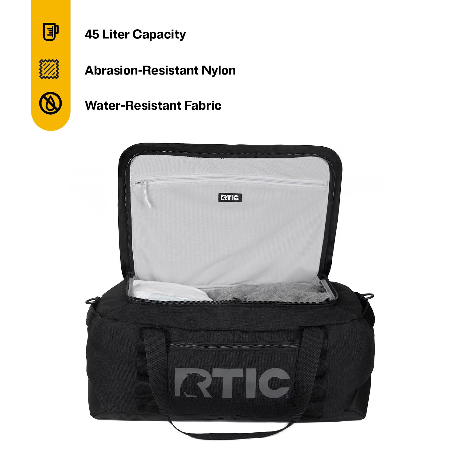 RTIC Outdoors Road Trip Duffel Bag Medium – Black