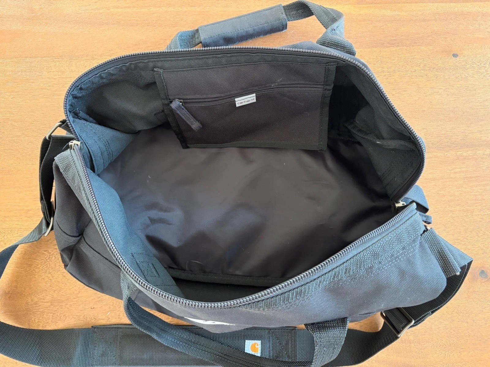 Carhartt Legacy BNSF Canvas Duffle Bag Black Tool Travel Shoulder Strap