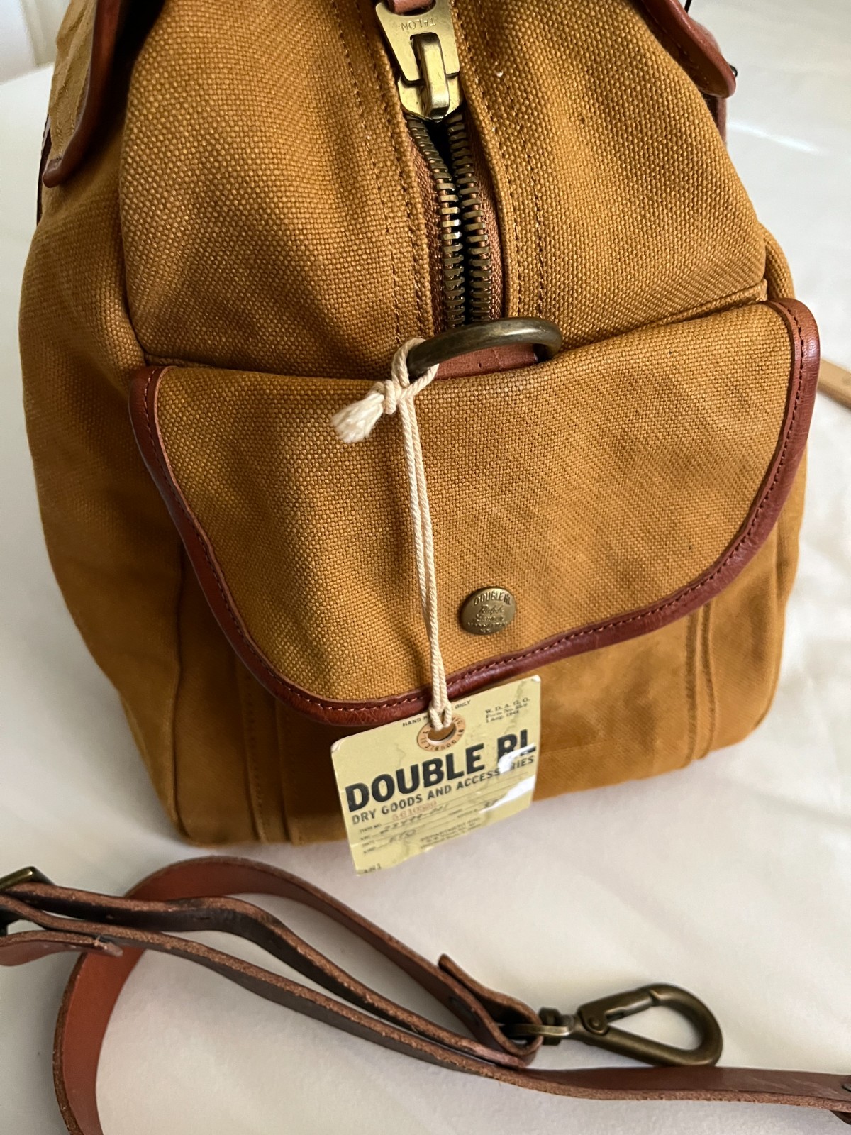 Vintage RRL Canvas/Leather Shoulder Bag