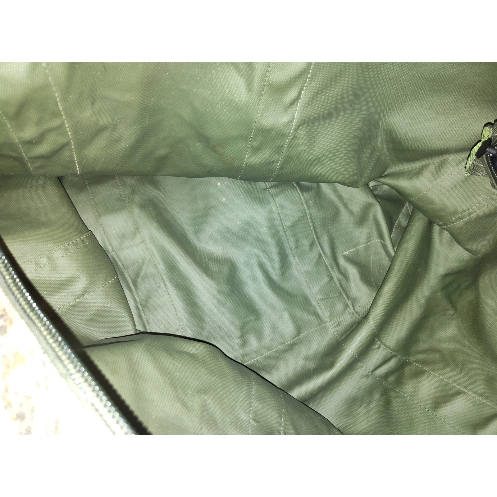 LL Bean Mossy Oak Duck Blind Camo Duffle Bag Green Brown 0YN30 Hunting Travel