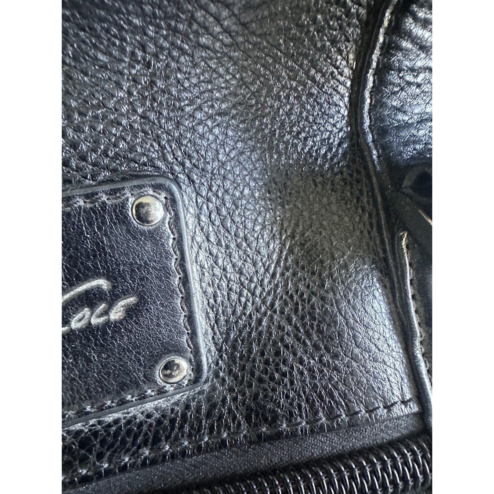 Kenneth Cole Leather Duffle Bag Weekender Travel Weekender Carry On Luggage