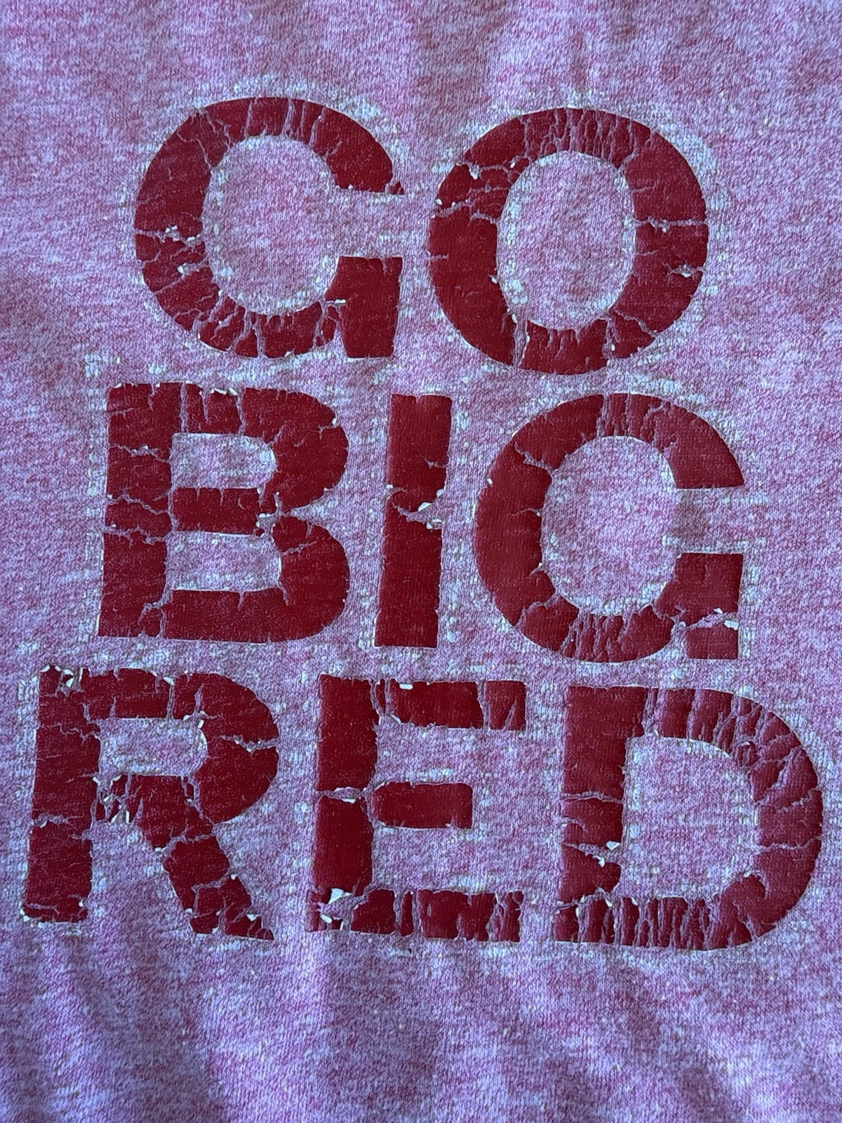 Nebraska Cornhuskers Go Big Red Football Ringer Vintage 80S T Shirt Men’s Large