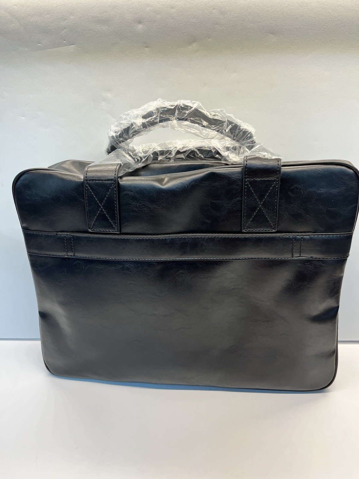 Leather Briefcase Men 15.6″ Laptop Bag Messenger Business Work Tote Waterproof