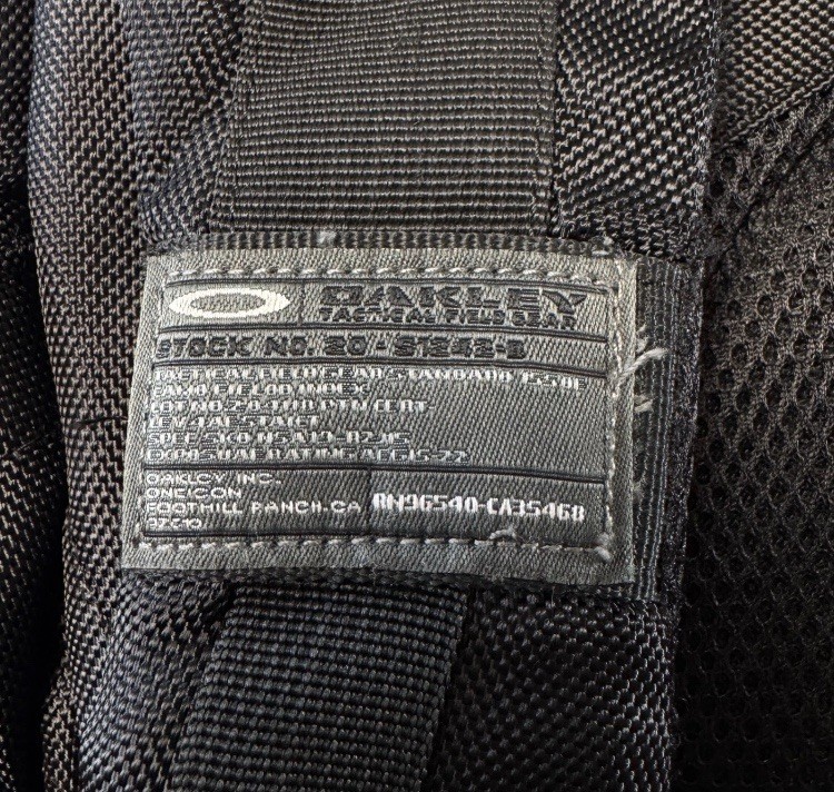 VERY RARE! Oakley AP Mechanism Backpack Black Vintage Tactical Field Gear Icons!