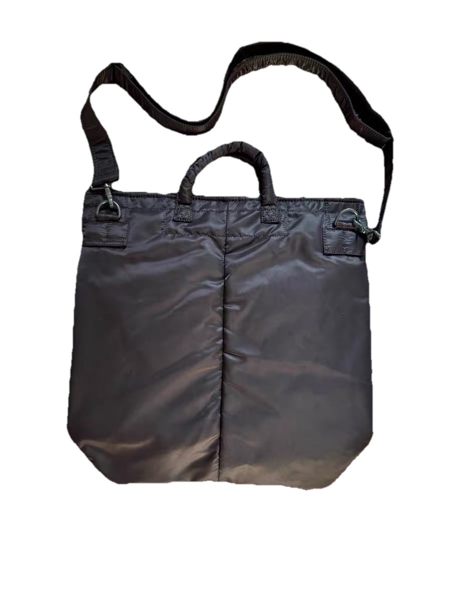 HEAD PORTER Yoshida Tanker Helmet Bag Black 2Way Tote Shoulder 14” Made In Japan