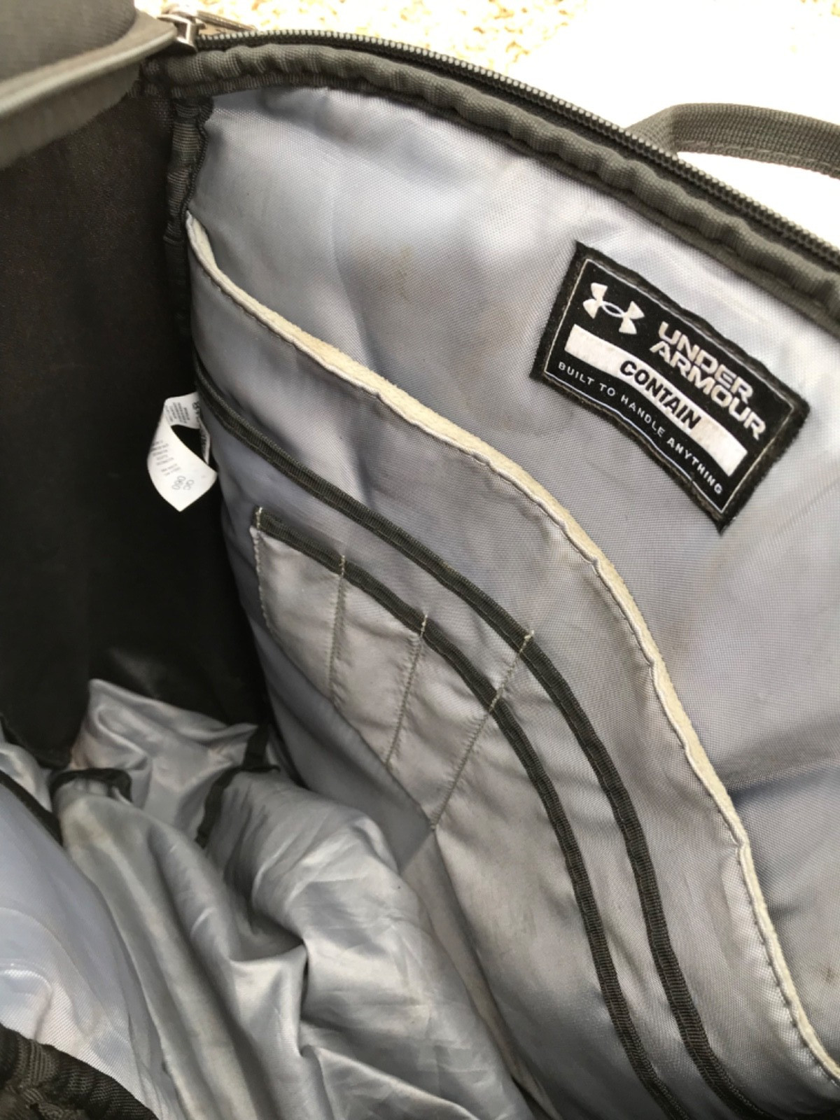Under Armour Storm Backpack Men’s Black Gym Bag Backpack Shoe Compartment Soccer