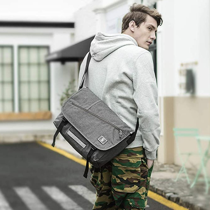OIWAS Messenger Crossbody Briefcase Computer Bag 14in