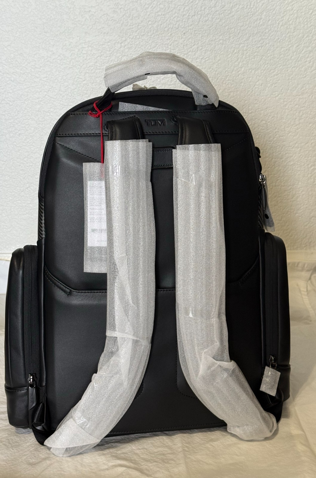 New & Unused! Tumi McLaren Paddock Backpack – Carbon Fiber & Leather