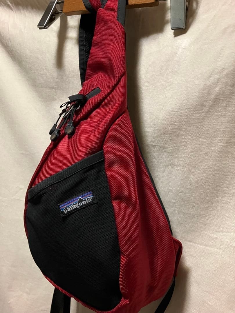 patagonia Atom S8 Sling Bag Excellent Nylon Lightweight Red