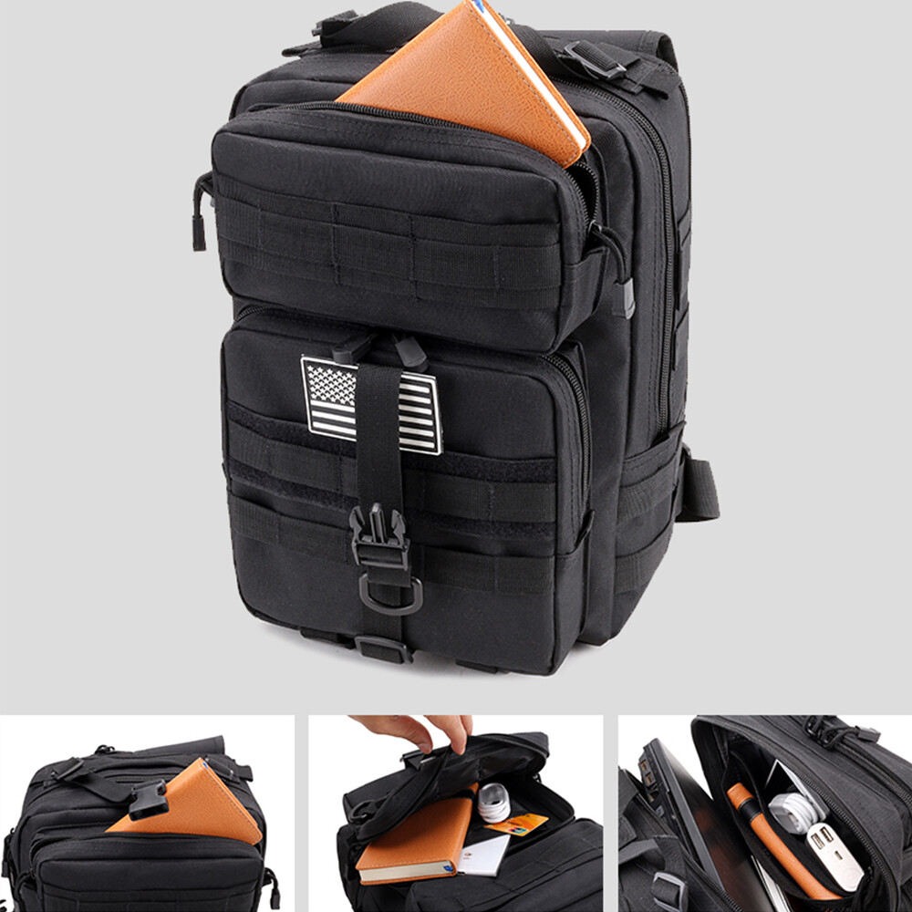 Tactical Key Pouch Backpack Men’s Molle Crossbody Sling Messenger Shoulder Pack