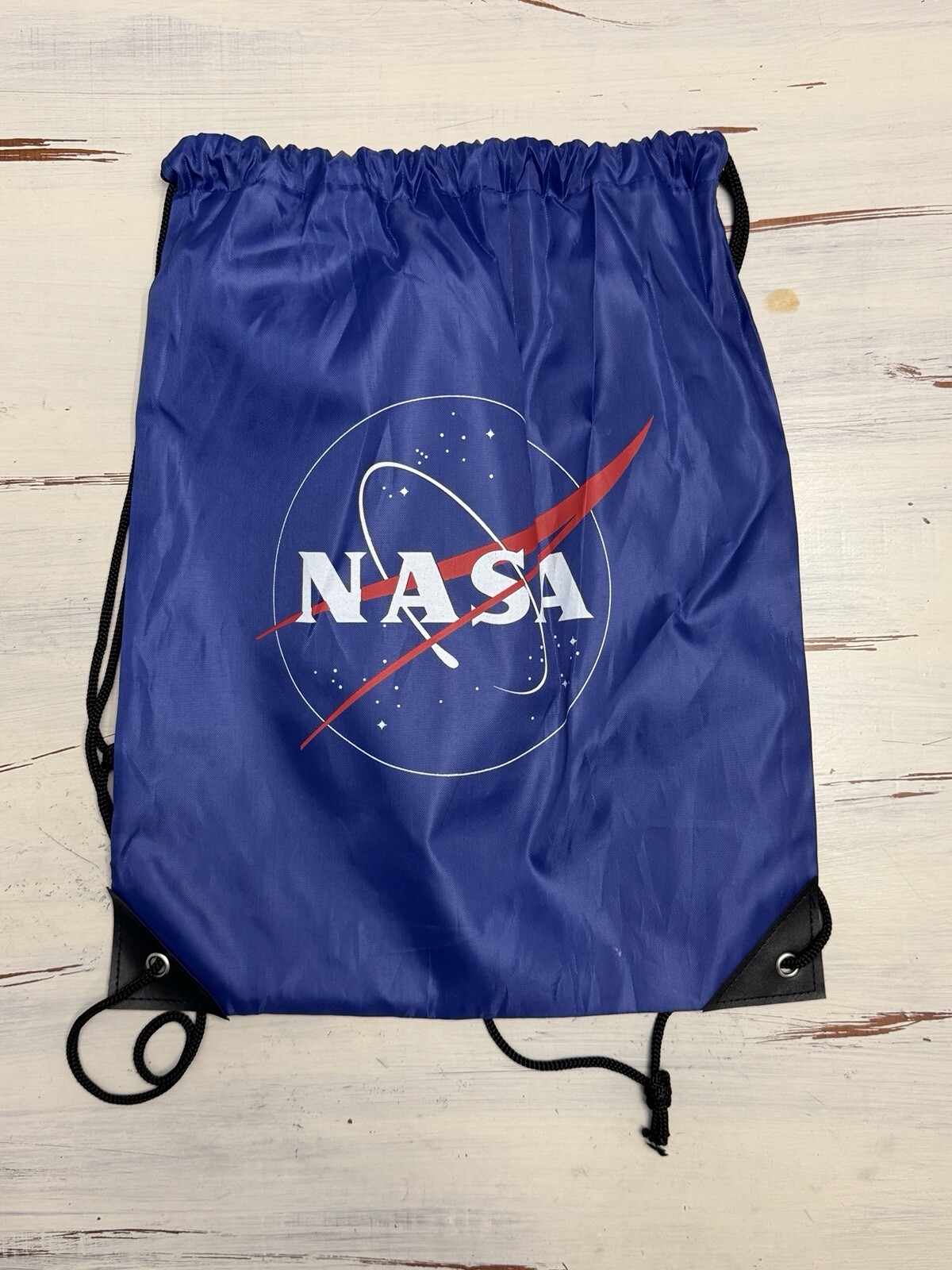 NASA Drawstring Backpack with I Need My Space Oven Mitt, Pot Holder, & Key Chain
