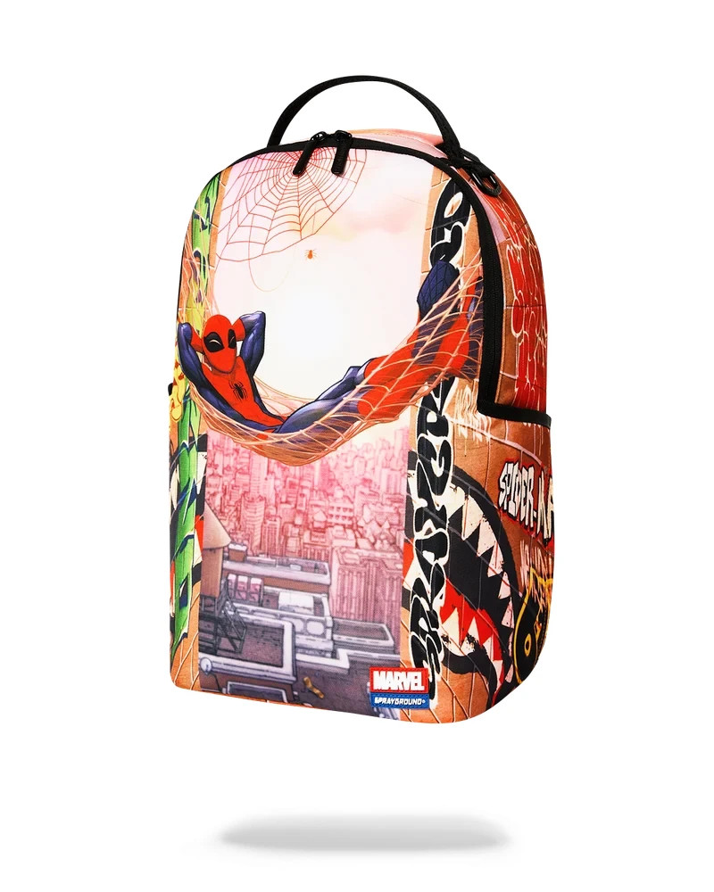 SPRAYGROUND LIMITED EDITION BACKPACK MARVEL SPIDERMAN WEB HAMMOCK CHILLIN
