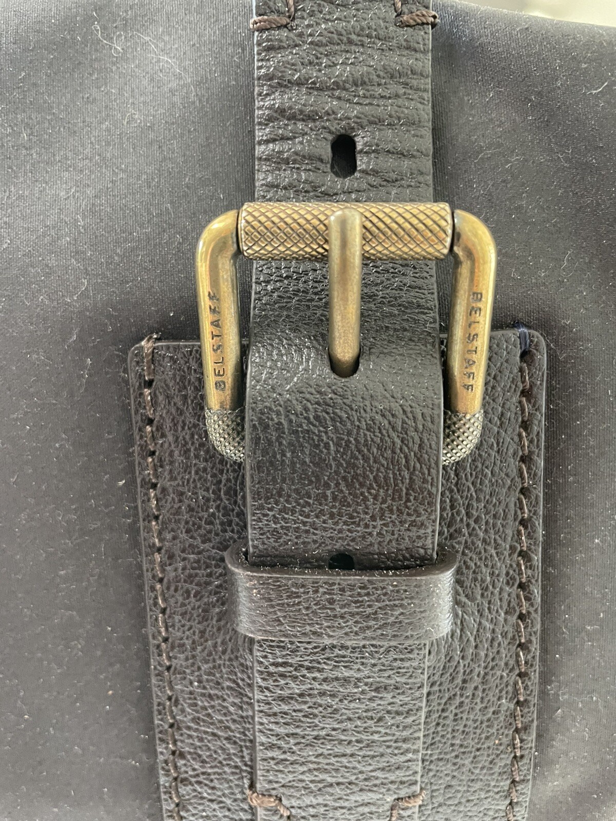 New. Belstaff Dorchester Satchel/Tote Bag. Waxed Cotton and leather. Dark Olive