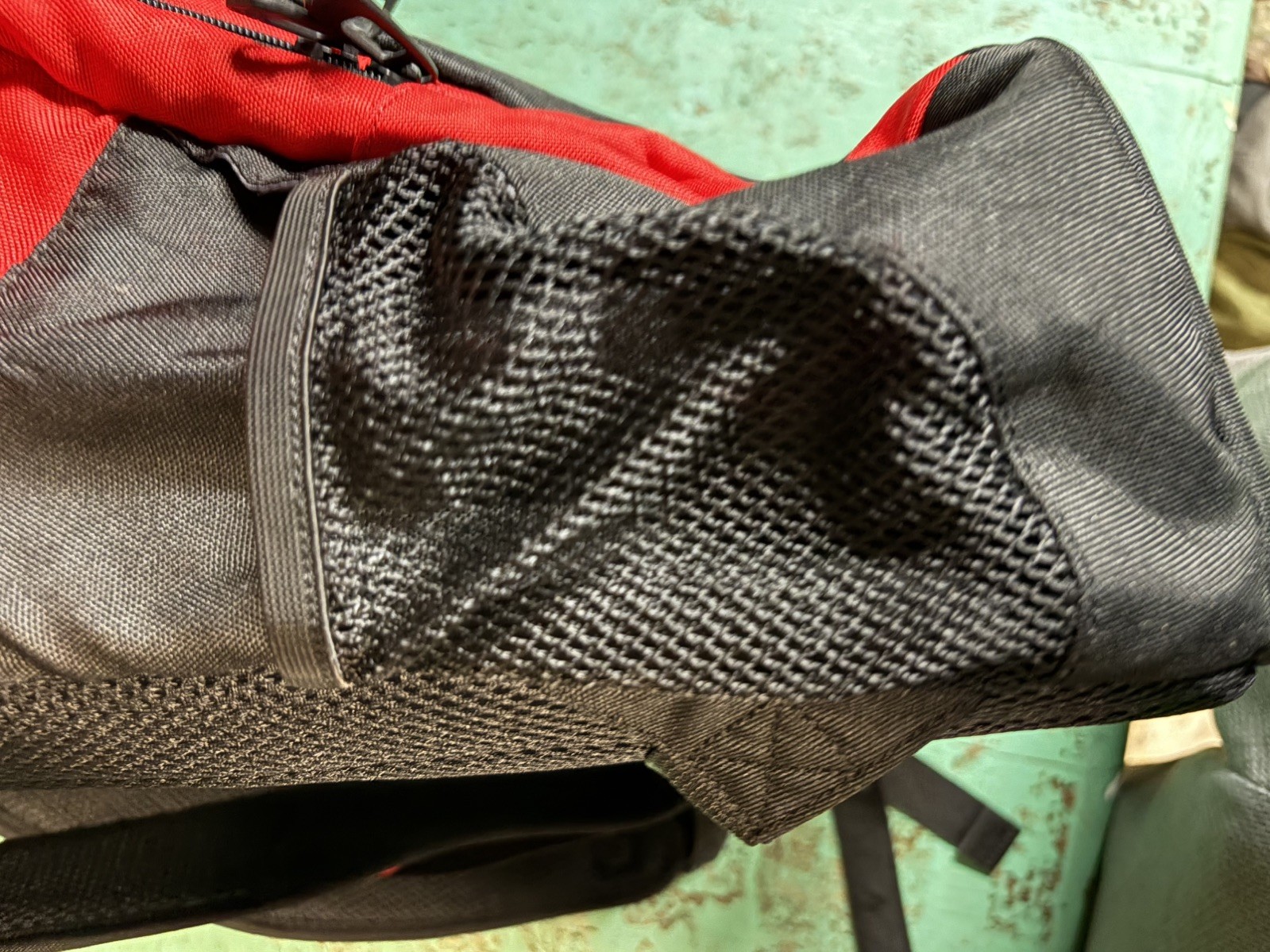 Y2K Fox Racing Backpack Black Red Moto Sport School Bag Heritage Forged EUC
