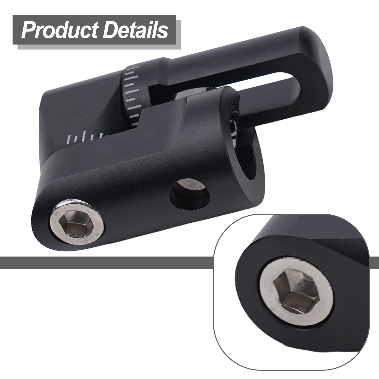 Adjustable Single Side V Bar Mount Rod for Bow Quick Disconnect For Stabilizer