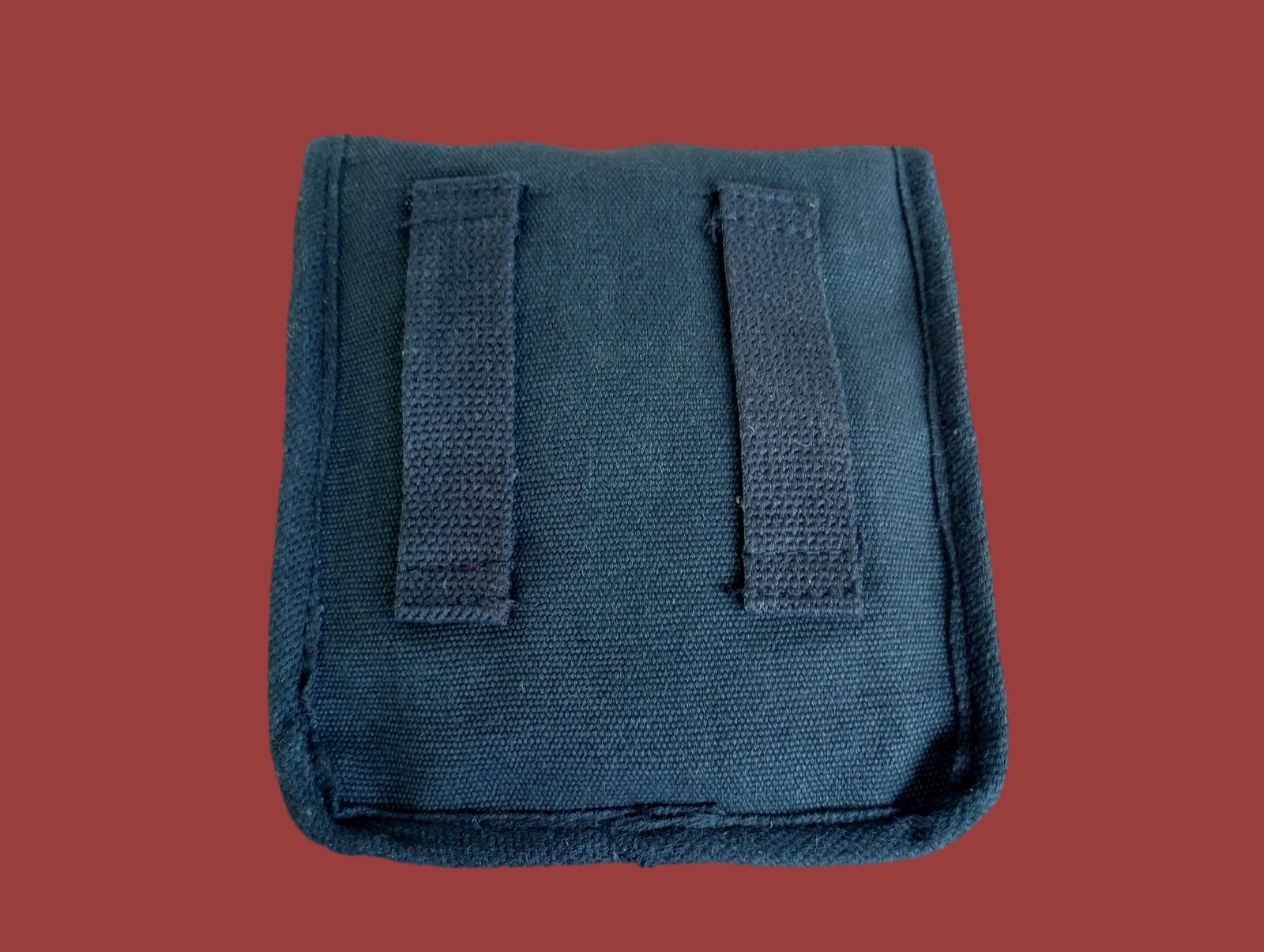 CANVAS UTILITY POUCH 2 POCKET SNAP CLOSURE BELT LOOP CAMPING GEAR HUNTING SHELLS