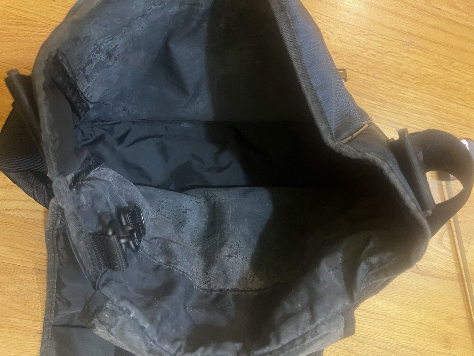 Diesel Tactical Shoulder Bag Navy Black Nylon Mesh Utility Pocket Techwear Y2K