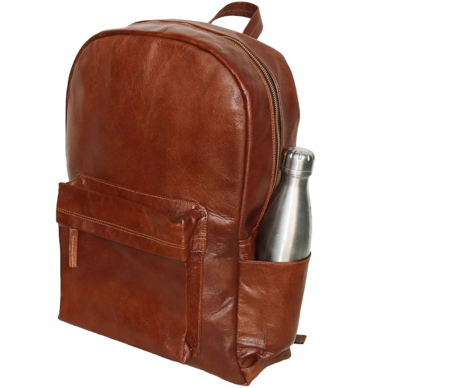 Genuine Leather Travel Backpack – Vintage Rucksack Laptop School Bag Men Women