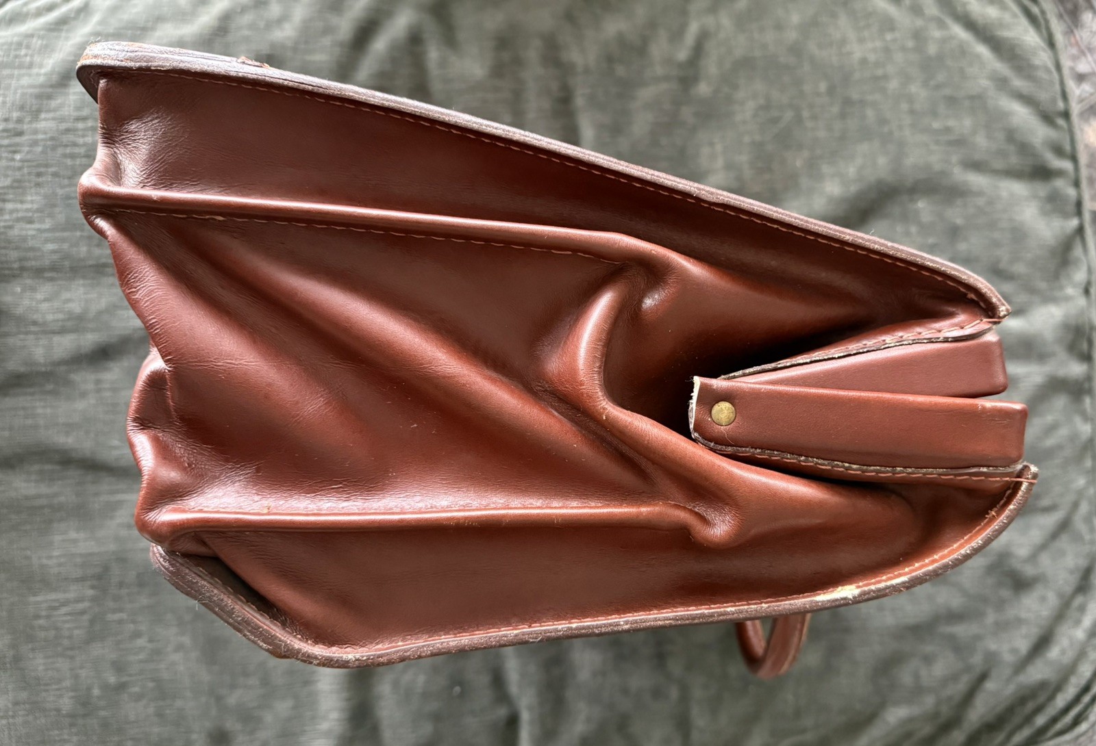 Vintage BROOKS BROTHERS Bridle Leather Briefcase / Lawyer Bag – England