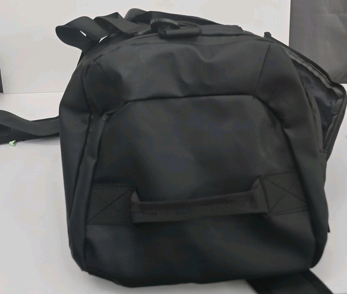 Black Convertible Duffel Backpack