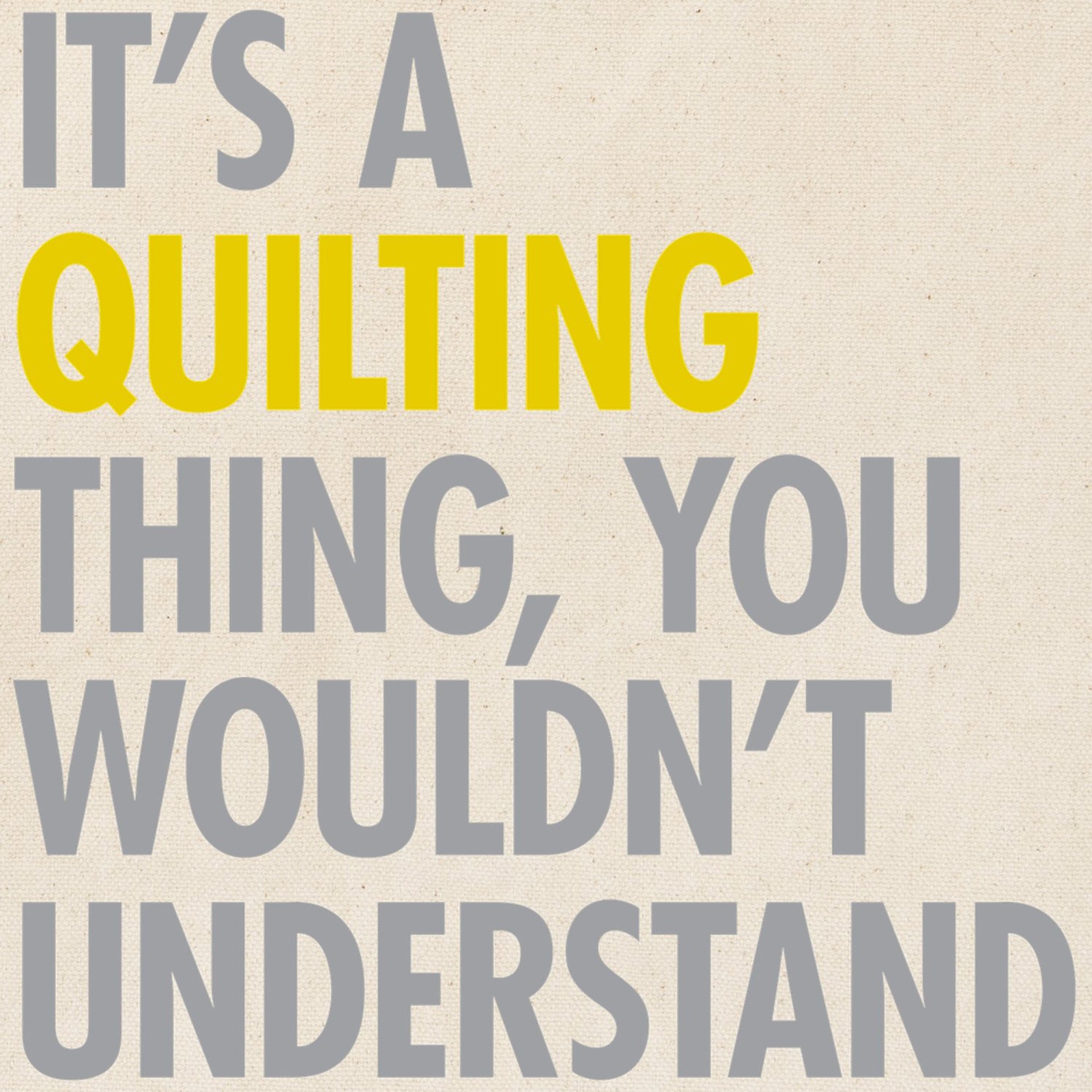 CafePress Its A Quilting Thing Tote Bag (1403233701)