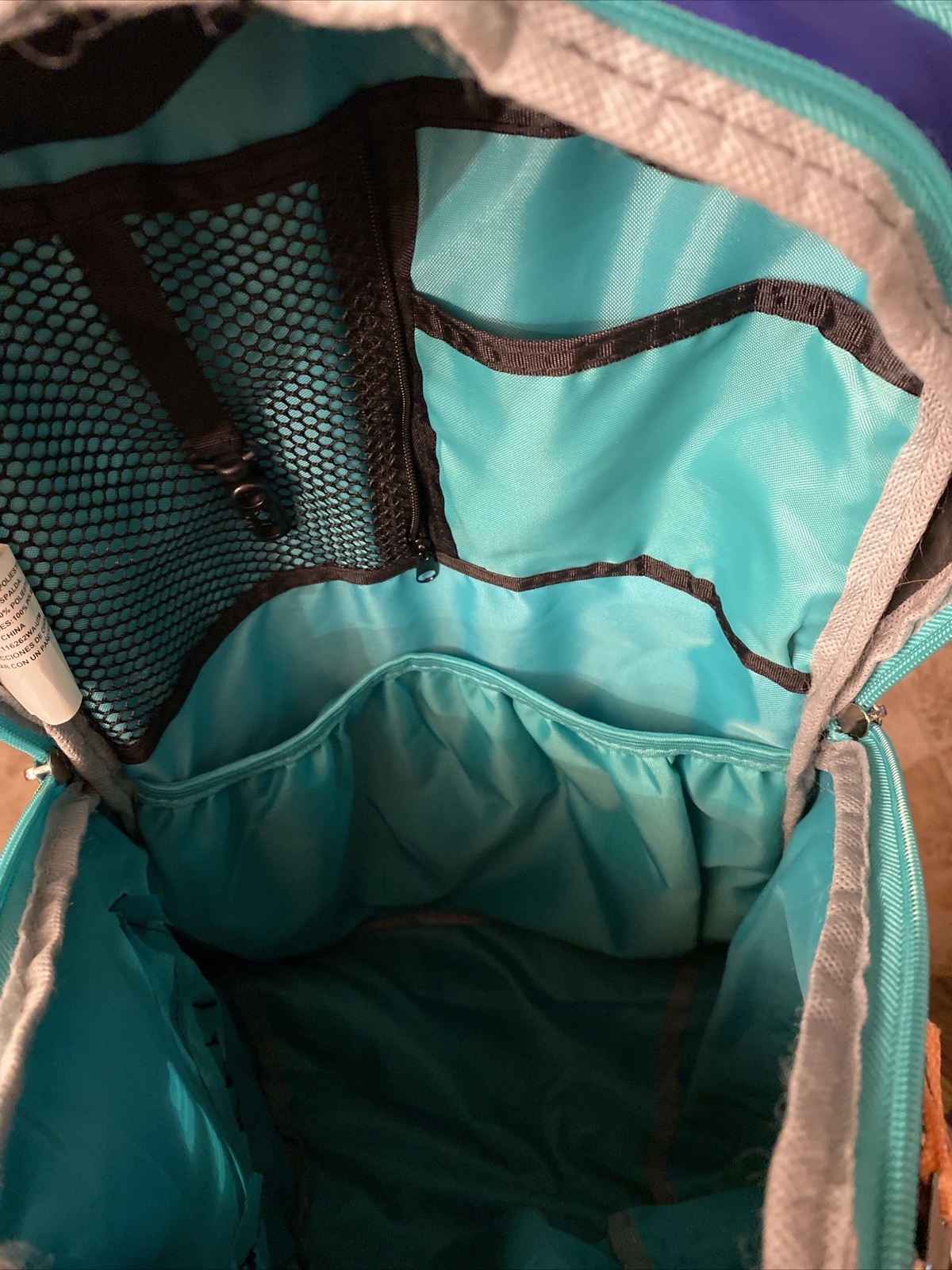 Avia Sport Backpack Black Purple Teal Orange Unisex Multifunctional Hiking 21”