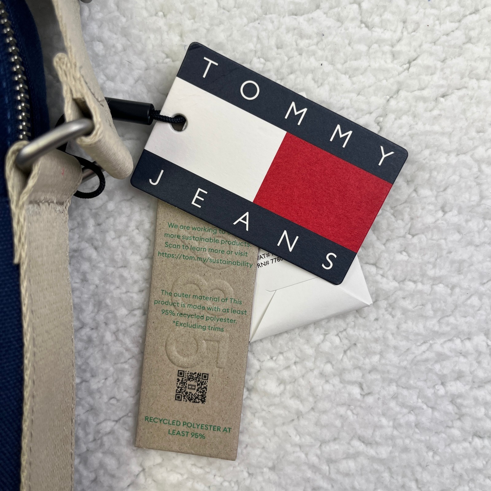 TOMMY JEANS Retro Cool Reporter Crossbody Bag Blue Festival Shoulder Utility NWT