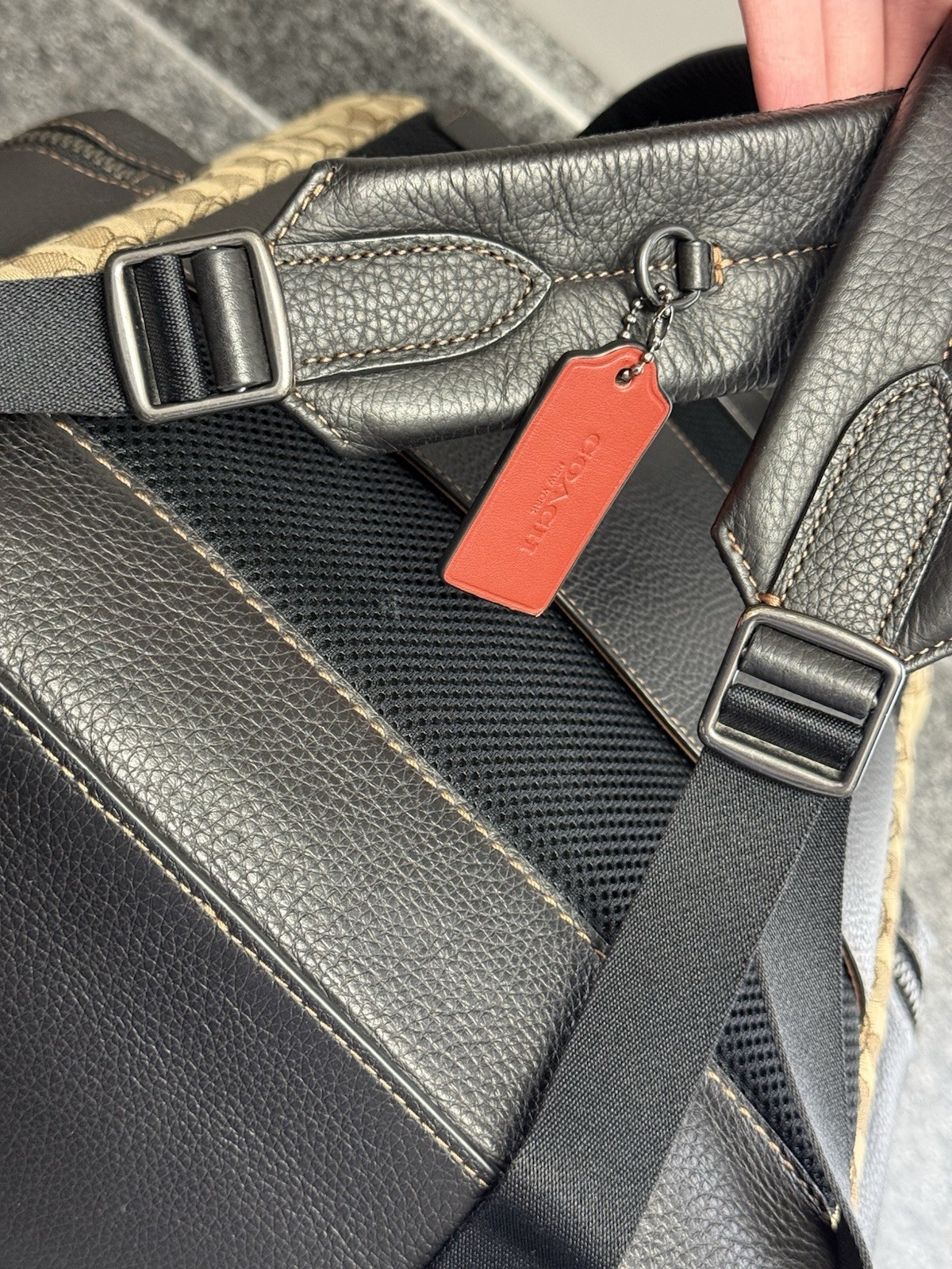Coach Men’s Sprint Backpack In Signature Jacquard Canvas/Leather CT016 $750