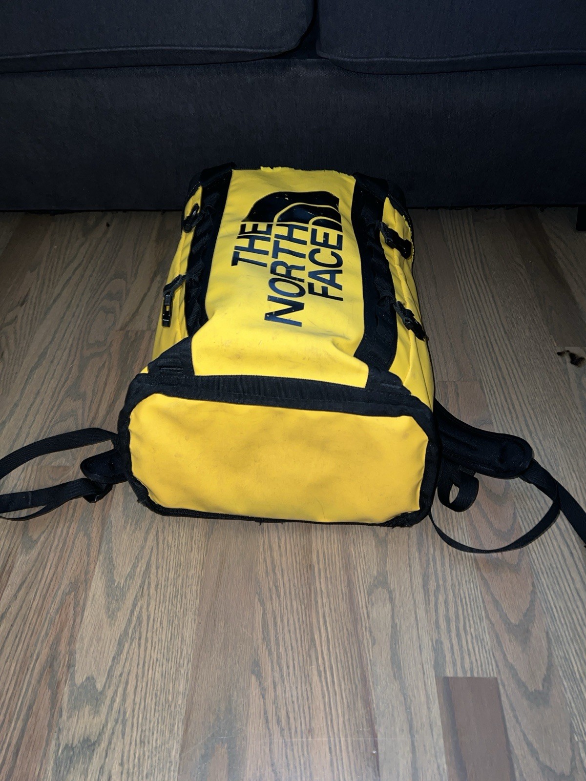 THE NORTH FACE Big Logo Square Backpack EXPLORE FUSEBOX L [NF0A3KYF] Yellow