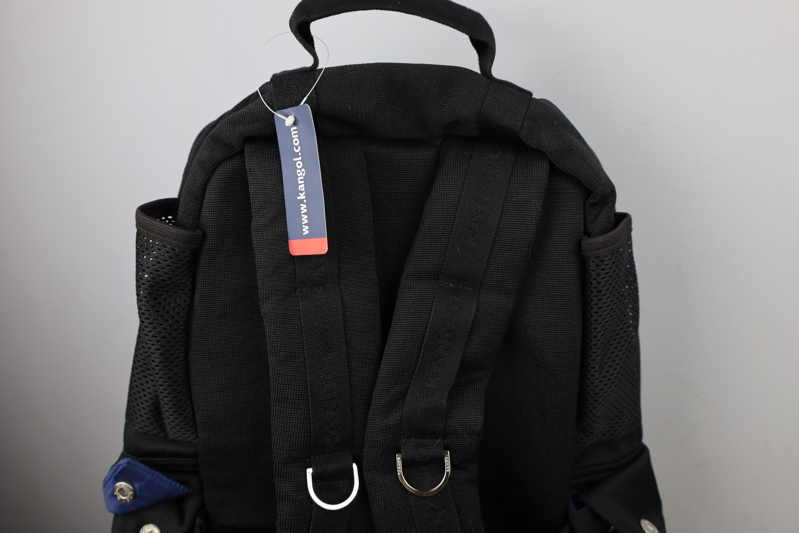 Y2K Kangol Tropic Black Back Pack Buckle Large Capacity NWT