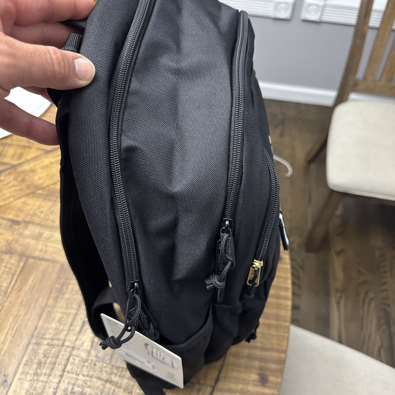 Adidas PRIME 7 BACKPACK Black & Gold Metallic