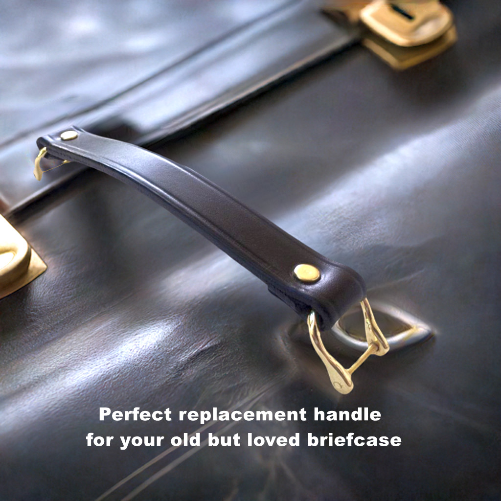 Multipurpose Sturdy Leather Replacement Handle Luggage Briefcase Instrument Case
