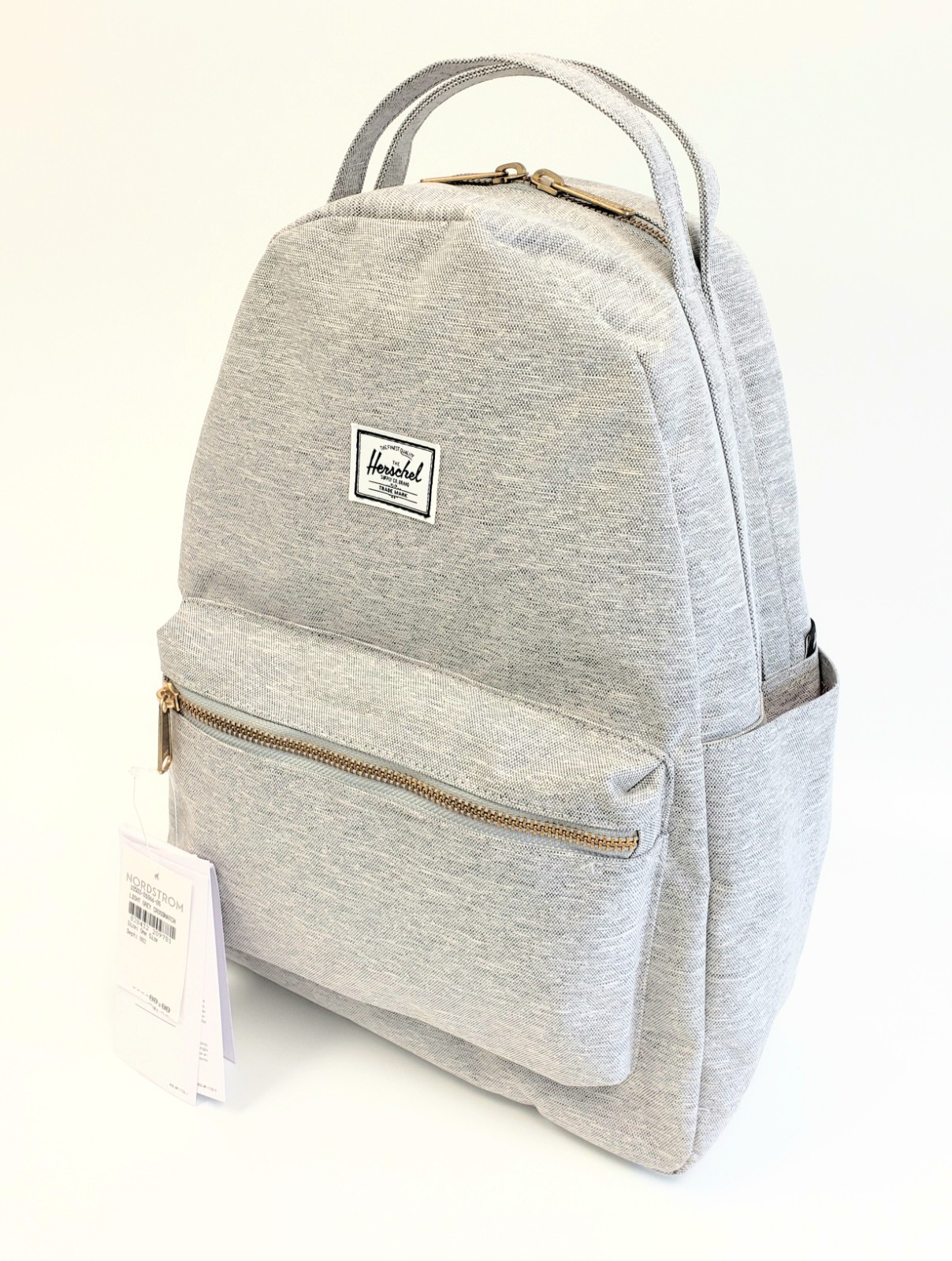 Herschel Supply Co. Nova Mid Volume Backpack Daypack 18L Light Grey Crosshatch