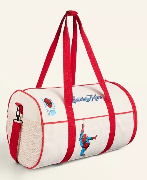Marvel x NBA Spider-Man Duffel Bag Exclusive Gym Travel Shoulder Tote