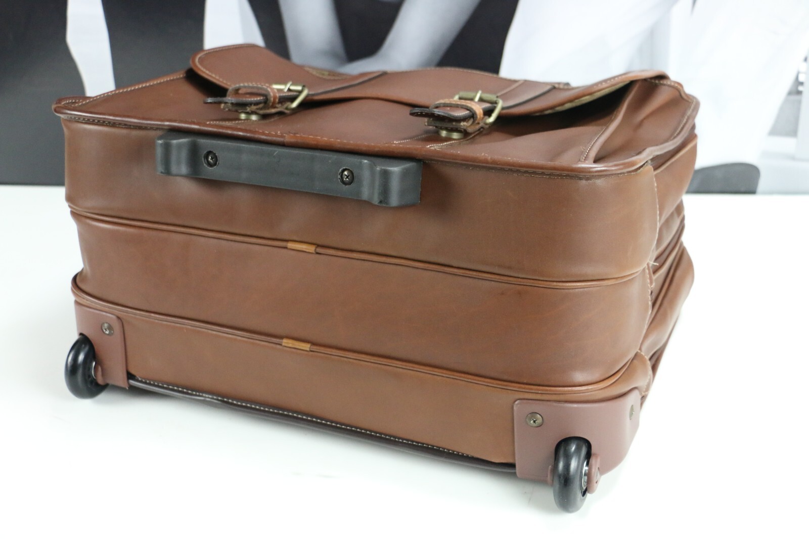Vintage Leather KORCHMAR Professional Business Travel Briefcase Carry-On Mens