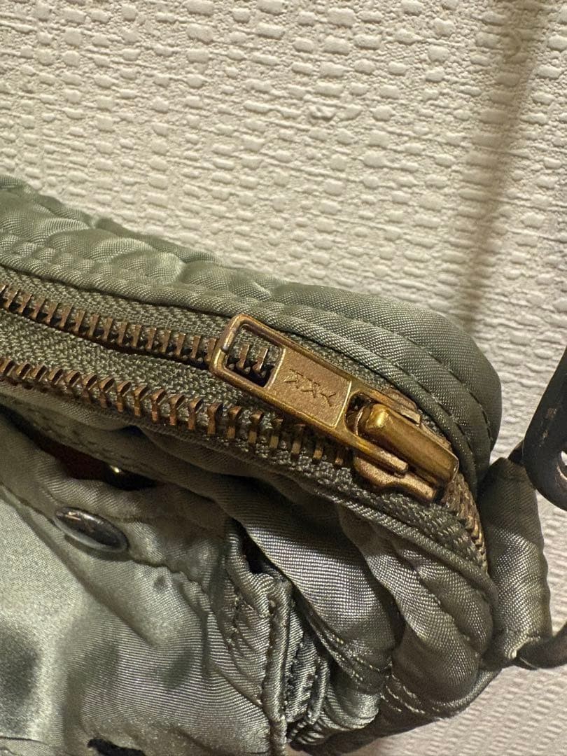 PORTER Tanker Yoshida Kaban Small Shoulder Bag Khaki Sage Green