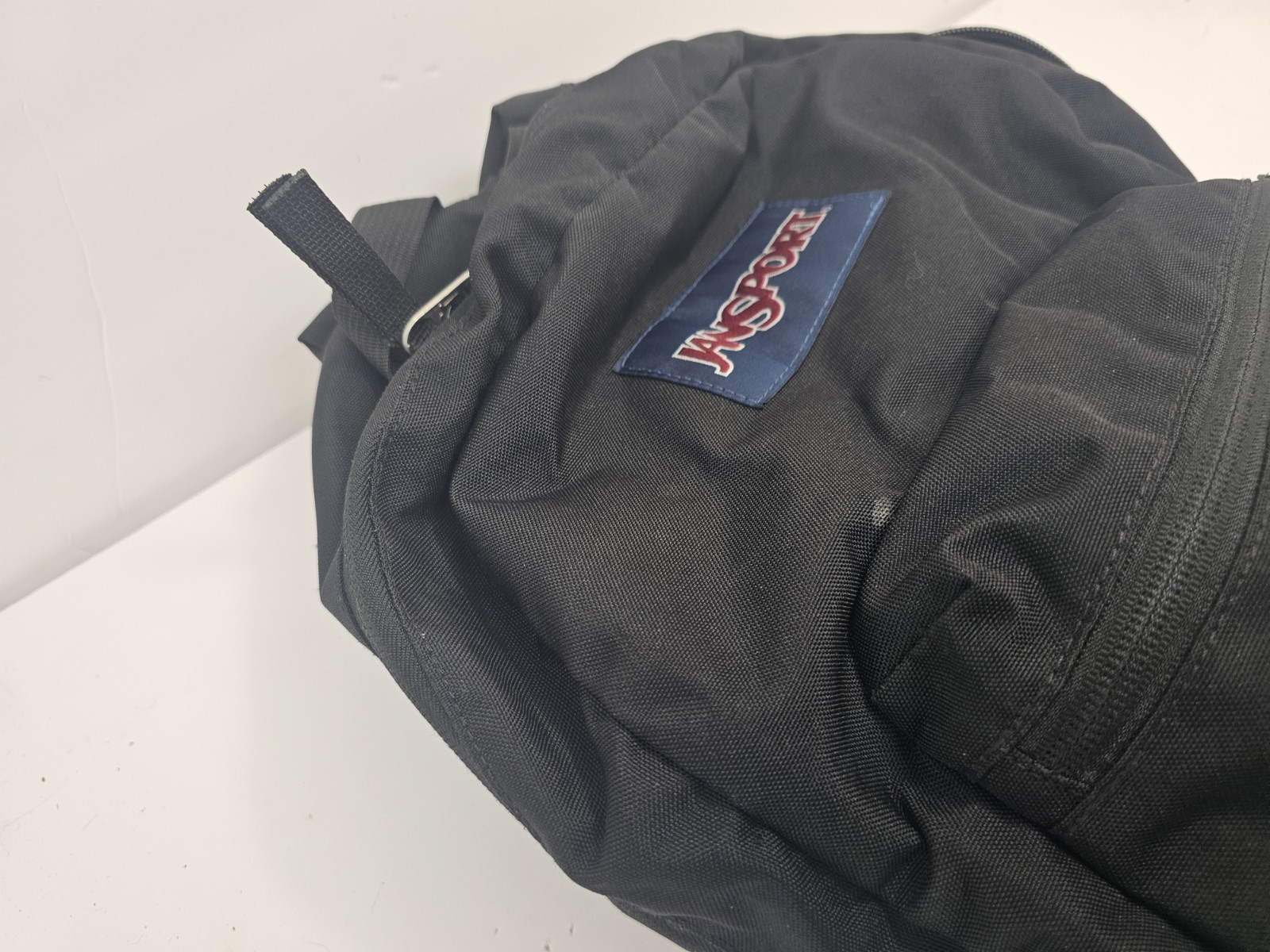 JanSport Cross Town Backpack Black JS0A47LW Water Bottle Pocket Bookbag