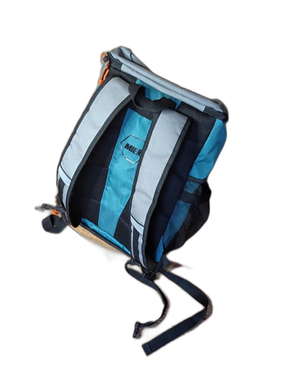 Mier 35L Teal Gray Basketball Backpack w/ Shoe & Ball Compartments