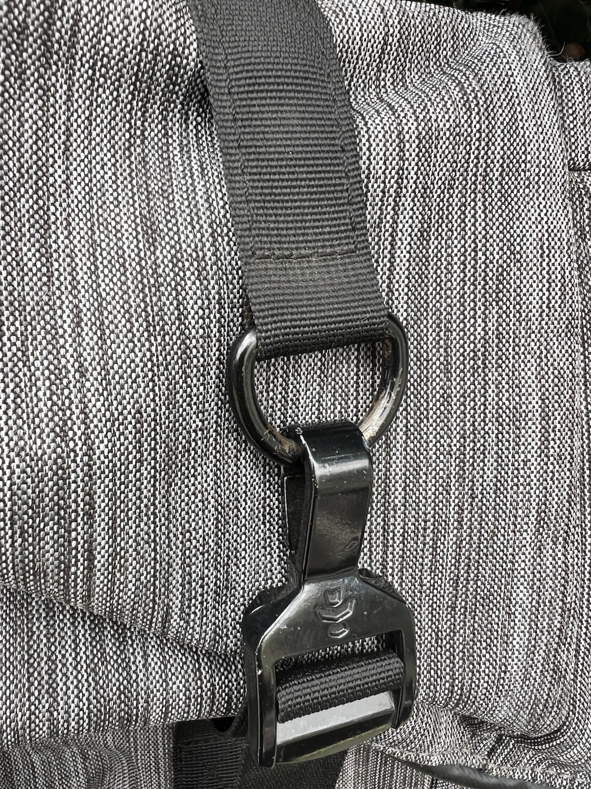Revelry Drifter 23L Smell-Proof Rolltop Backpack – Grey (Inner Pocket Stain)