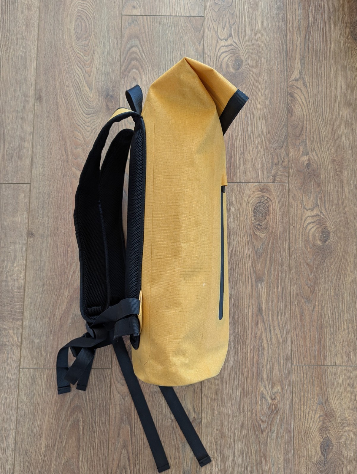 Wili Wili Tree Roll Top Backpack Light Sunset Yellow 20L 100% Recycled Pet