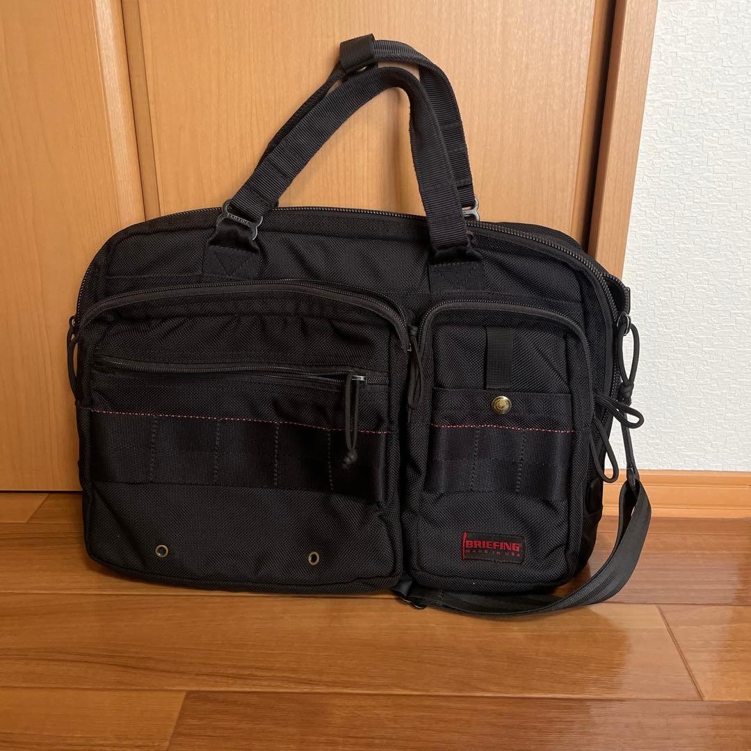 BRIEFING NEO B4 LINER Black Business Nylon Messenger Bag, 29x43x9.5cm, Used