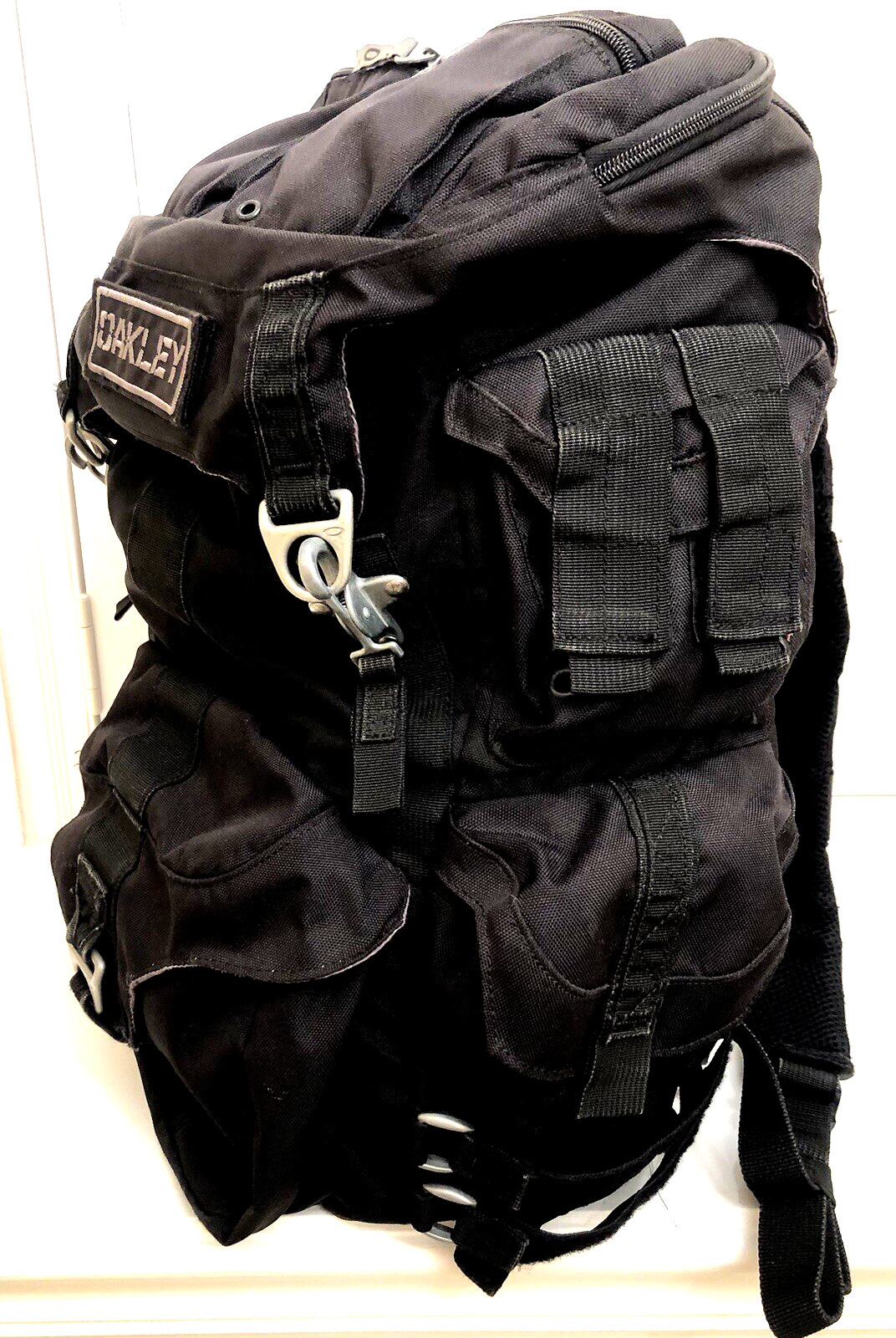 RARE OAKLEY AP MECHANISM BACKPACK Jet Black Tactical Gear Hiking Day Pack Bag