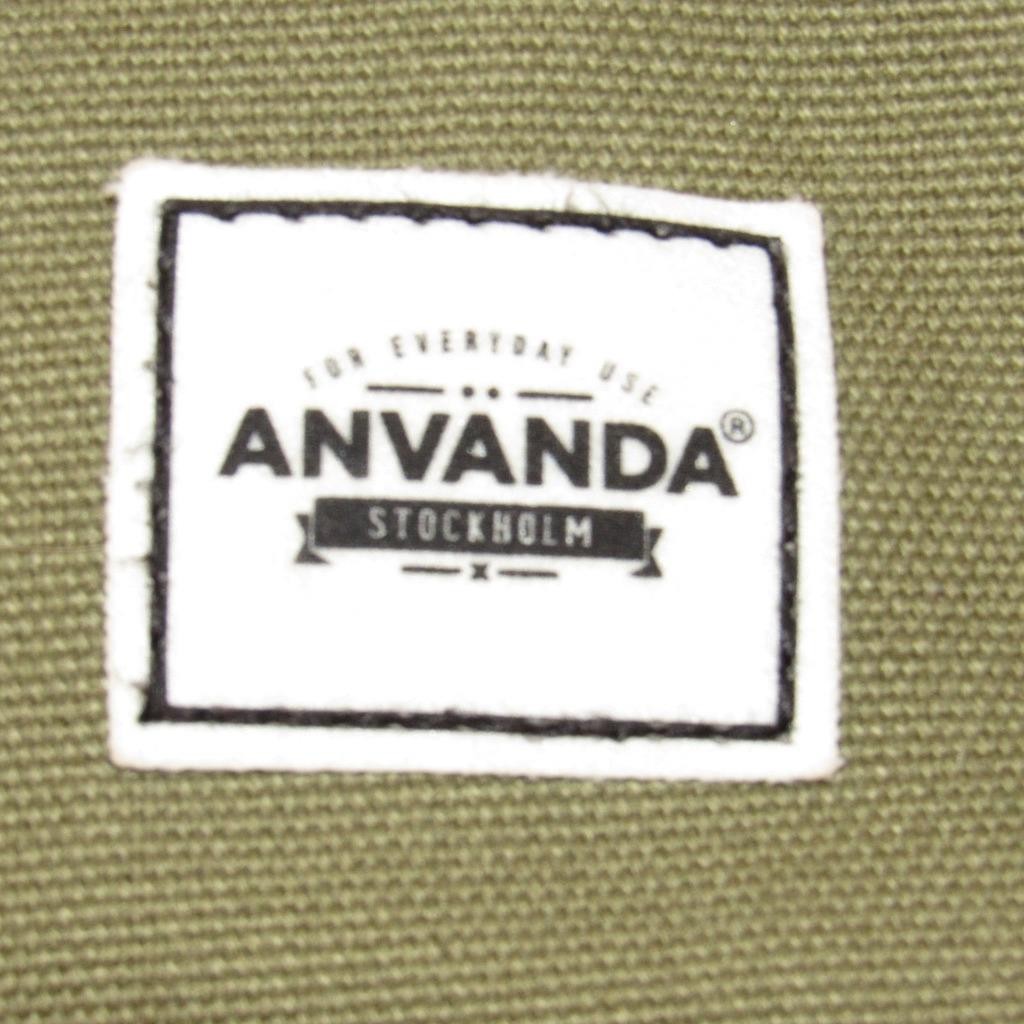 ANVANDA Green / Brown Men’s Backpack Zip Buckle Adjustable Strap Inner Pockets