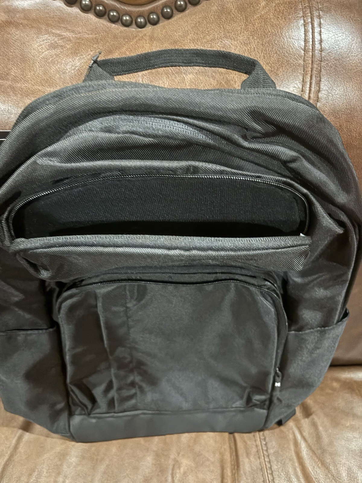Hurley Rider Backpack Black Large NWT Laptop Compartment Front Zips Adjustable