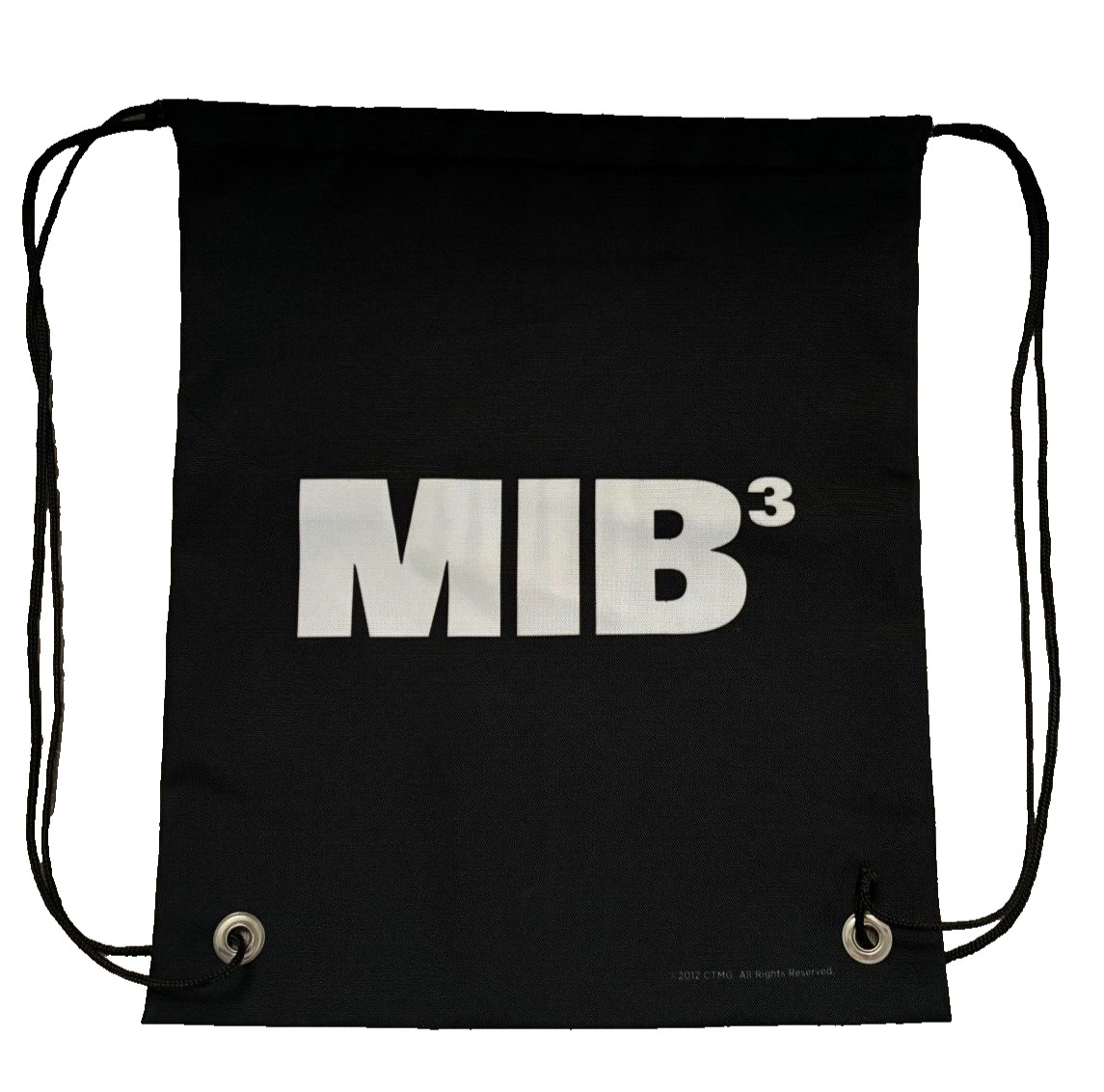 Brand New Sony MEN IN BLACK 3 Premiere Draw String Backpack / Swag Bag