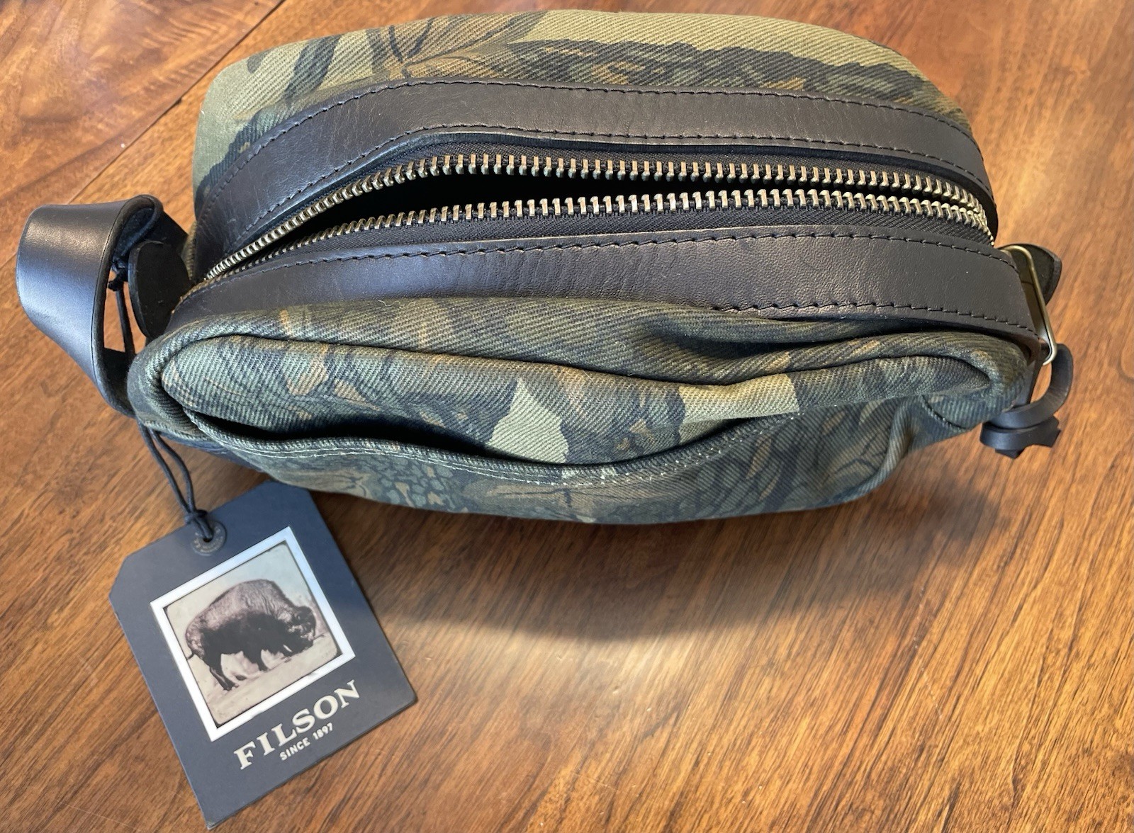 Filson Maple Bark Camo Travel Kit Rugged Twill New