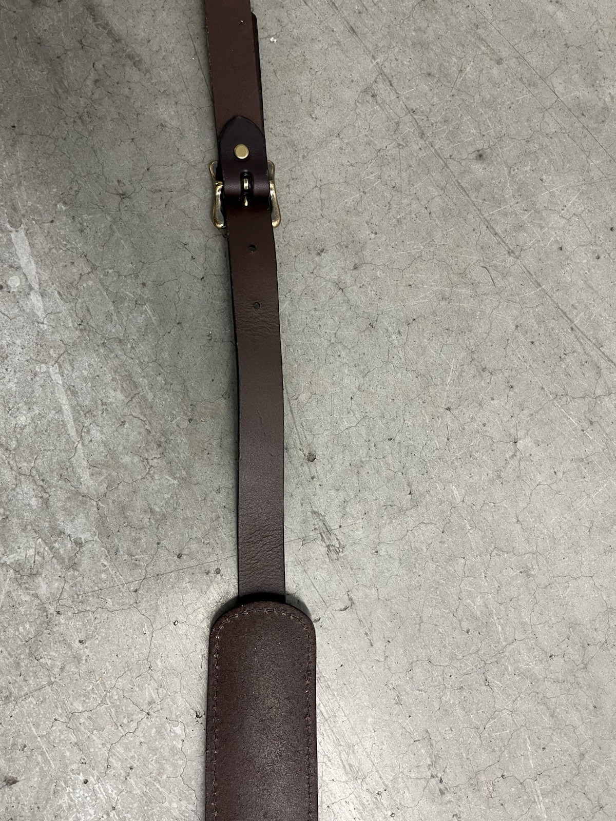 Filson Bridle Leather Brown Padded Soulder Strap Medium – Excellent Condition