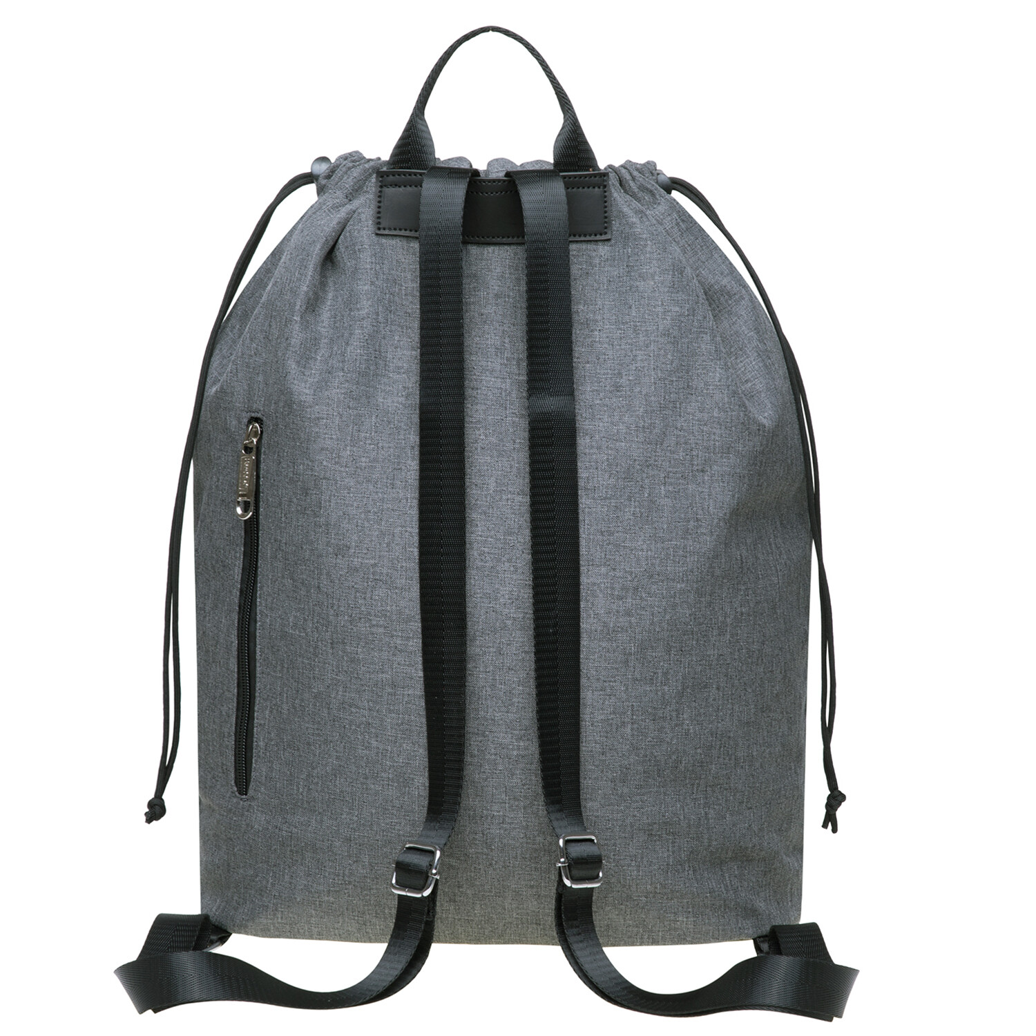 KAUKKO Water-proof Solid Color Nylon Drawstring Backpack Swimming Gym Sports Bag