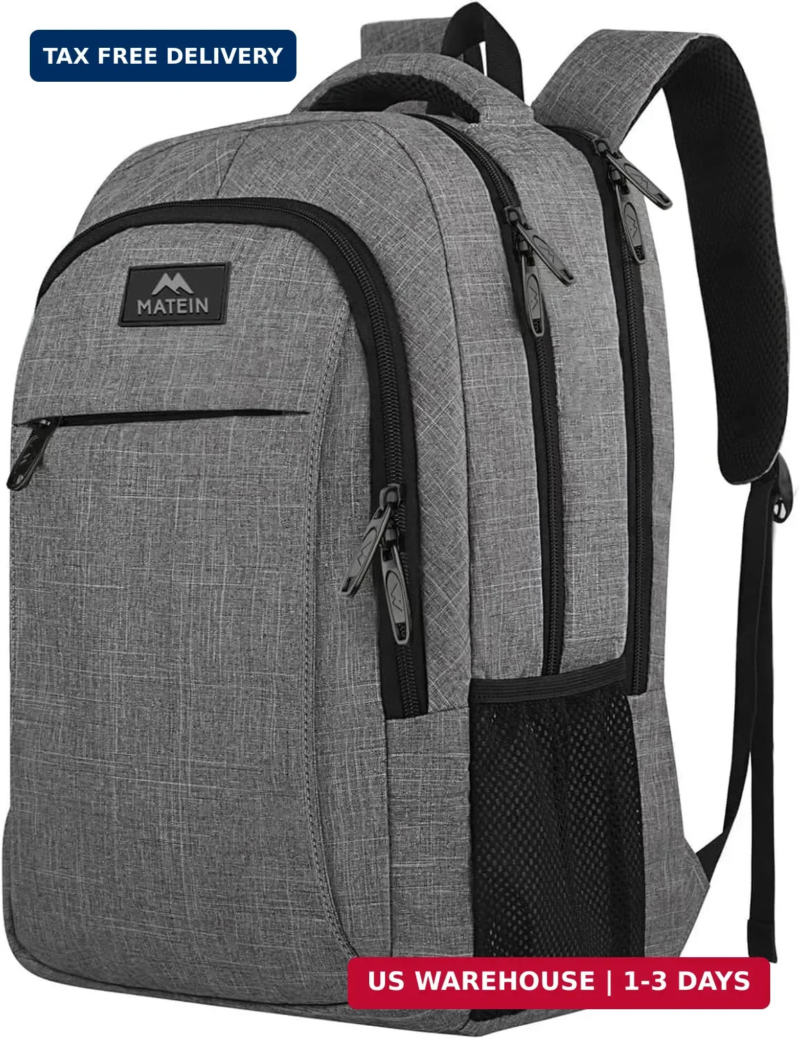 MATEIN Travel Laptop Backpack, Business Anti Theft Slim Sturdy Laptops Backpack